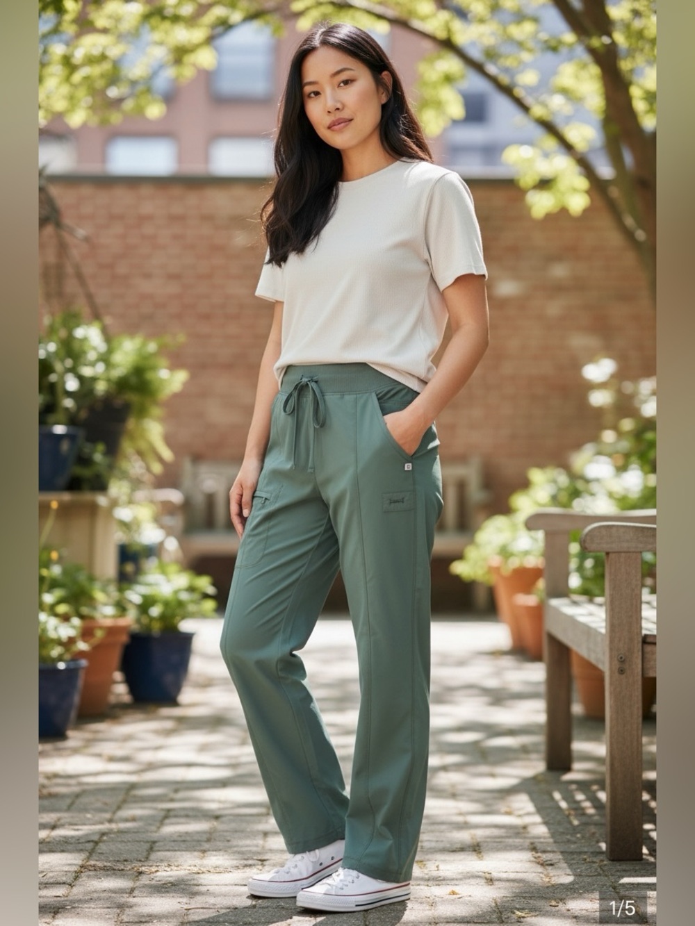🫶🏻 Cherokee Scrubs Luxe Low-rise Drawstring Pant